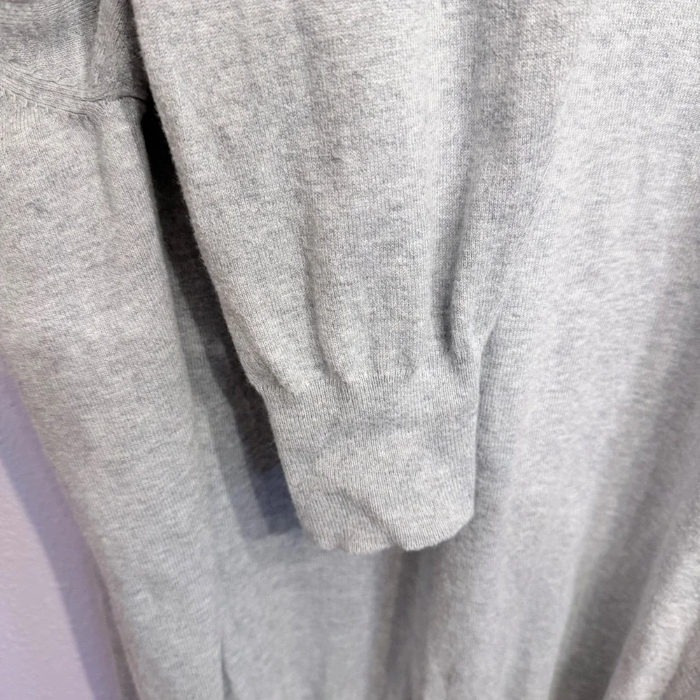 Peter Millar Mens XL Grey Pima Cotton Silk Cashmere Blend Crewneck Sweater